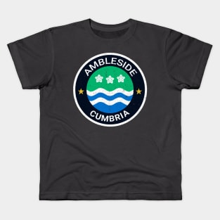 Ambleside - Cumbria Flag Kids T-Shirt